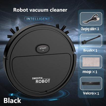 Robot Vacuum Cleaner One-Button Start Fast Cleaning Efficient Roller Brush to Clean Hair and Dust Is Preferred for Pet Families