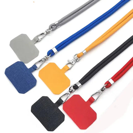 Universal Mobile Phone Lanyard Adjustable Diagonal Span Detachable DIY Nylon Rope for Hanging around the Neck anti Loss Cord