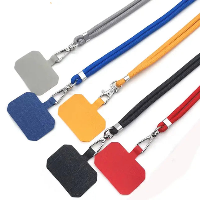Universal Mobile Phone Lanyard Adjustable Diagonal Span Detachable DIY Nylon Rope for Hanging around the Neck anti Loss Cord