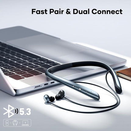 150H Playtime Neckband Earbuds | Hi-Res Sound, ANC, IPX7 Waterproof, All-Day Comfort