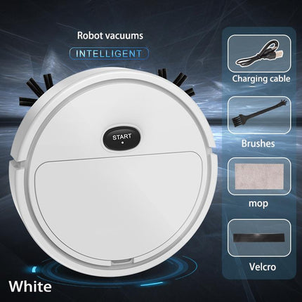 Robot Vacuum Cleaner One-Button Start Fast Cleaning Efficient Roller Brush to Clean Hair and Dust Is Preferred for Pet Families