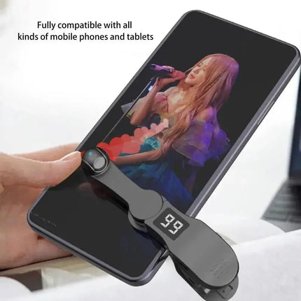 Auto Screen Clicker Mini Simulated Finger Phone Clicking Clicker Clip-On Video Live Liker Game Screen Touch Device for Phone App