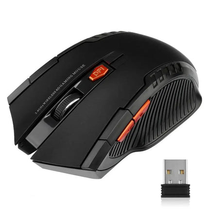 2.4G Wireless Mouse 1600DPI Optical Mouse Gamer for Computer 6 Buttons Wireless Mice with USB Receiver for PC Laptop Accessories - AIcomStore