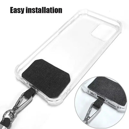 Universal Mobile Phone Lanyard Adjustable Diagonal Span Detachable DIY Nylon Rope for Hanging around the Neck anti Loss Cord