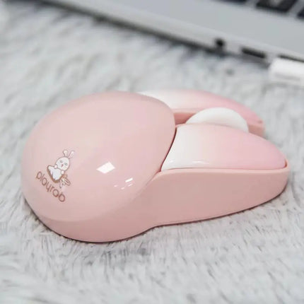 Cute 2.4G Wireless Mouse for Computer Laptop Notebook Rabbit Candy Color Wireless Mouse for Ofiice Home Gift Girls