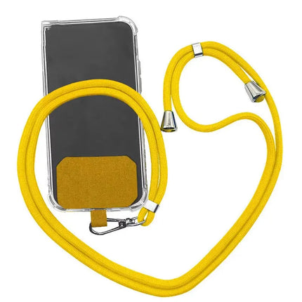Universal Mobile Phone Lanyard Adjustable Diagonal Span Detachable DIY Nylon Rope for Hanging around the Neck anti Loss Cord