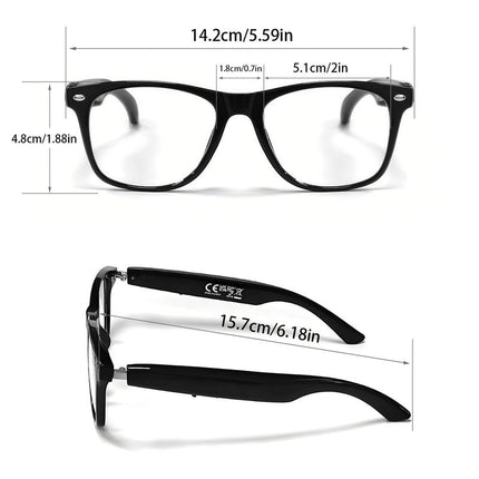 F16 Smart Glasses with Ai Language Translation, Intelligent Interaction, Voice Calling, Dual Type-C Fast Charging, Perfect Gift