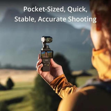 Pocket 3 Creator Combo, Vlogging Camera with 1'' CMOS & 4K/120Fps Video, 3-Axis Stabilization, Face/Object