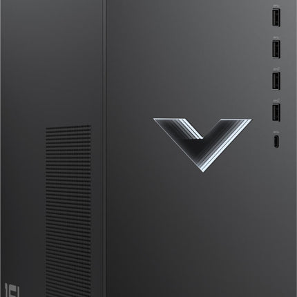 HP Victus 15L TG02-0325M AMD Ryzen 7 5700G 3.8 GHz 8GB DDR4 512GB SSD 1TB HDD AMD Radeon RX 6400 Windows 11 Home Gaming Desktop, Mica Silver - 59A32AV-V125