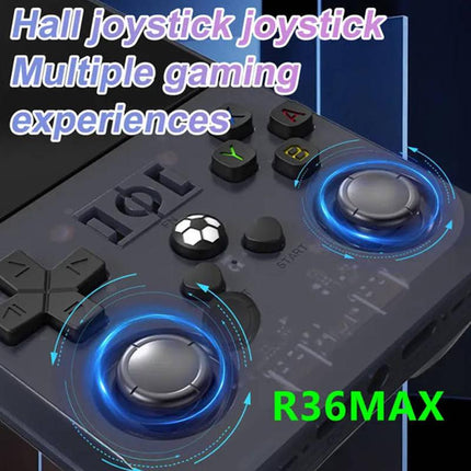 Retro Handheld Game Console King R36MAX with over 10,000 Classic Games | 4-Inch IPS HD | 4000Mah Ultra-Long Battery Life | Play Anytime!