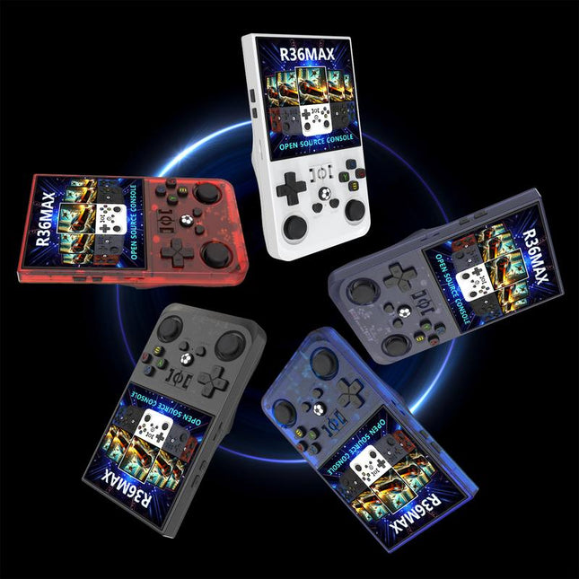 Retro Handheld Game Console King R36MAX with over 10,000 Classic Games | 4-Inch IPS HD | 4000Mah Ultra-Long Battery Life | Play Anytime!
