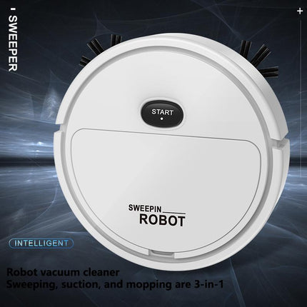 Robot Vacuum Cleaner One-Button Start Fast Cleaning Efficient Roller Brush to Clean Hair and Dust Is Preferred for Pet Families