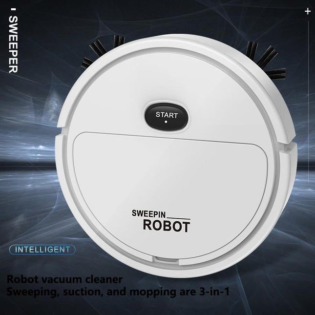 Robot Vacuum Cleaner One-Button Start Fast Cleaning Efficient Roller Brush to Clean Hair and Dust Is Preferred for Pet Families