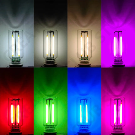 Car USB Night Light Touch Dimmable LED Filament Lamp Portable Lighting Plug and Play Decorative Atmosphere Light for Car Bedroom
