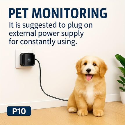 Wireless Surveillance Camera - Full-Color Night Vision, Two-Way Voice Call, Motion Detection, Built-In AP Hotspot, Internet-Free Viewing, Real-Time Monitoring for Home, Family, and Pet Safety