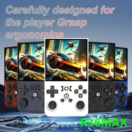 Retro Handheld Game Console King R36MAX with over 10,000 Classic Games | 4-Inch IPS HD | 4000Mah Ultra-Long Battery Life | Play Anytime!