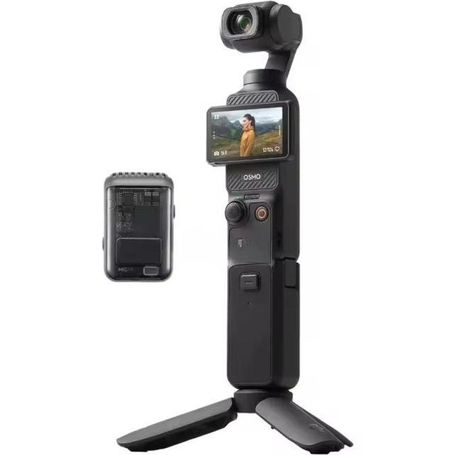 Pocket 3 Creator Combo, Vlogging Camera with 1'' CMOS & 4K/120Fps Video, 3-Axis Stabilization, Face/Object