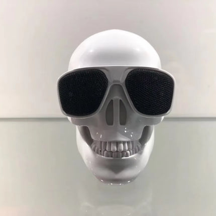 Portable Mini-Skull Speakers Little Skull Wireless Bluetooth Cartoon Bones Ghost Head Small Compatible 5W Hd Stereo Woofer Music
