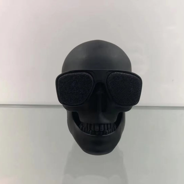 Portable Mini-Skull Speakers Little Skull Wireless Bluetooth Cartoon Bones Ghost Head Small Compatible 5W Hd Stereo Woofer Music