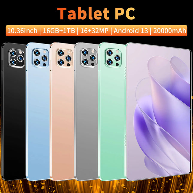 2025 Global New 10.36 inch tablet Android 14 Pad 15 Pro 16GB 1TB Snapdragon 8 Gen2 4KHD 5G WIFI Bluetooth WPS 20000mAh tablets