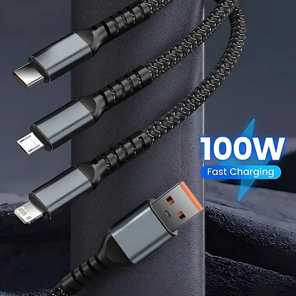 Luminous 3-in-1 Fast Charging Cable
