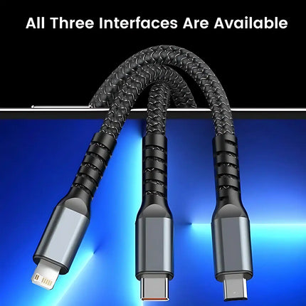 Luminous 3-in-1 Fast Charging Cable