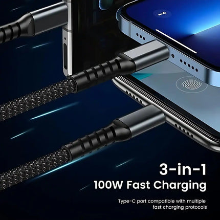 Luminous 3-in-1 Fast Charging Cable