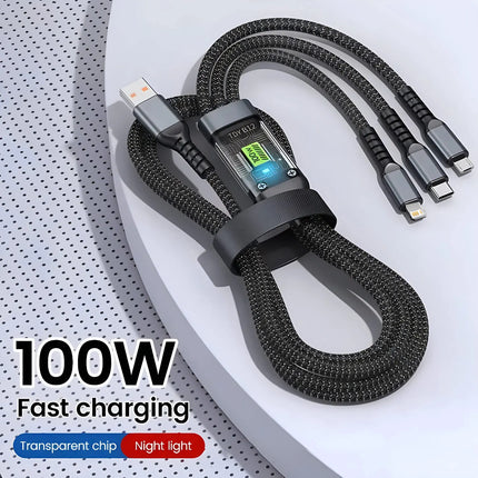 Luminous 3-in-1 Fast Charging Cable