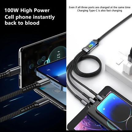 Luminous 3-in-1 Fast Charging Cable