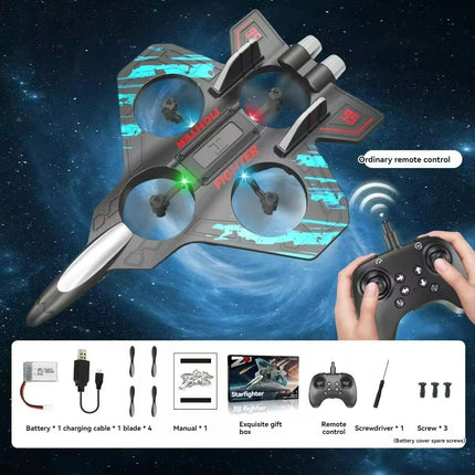 RC Mini Drone with LED Lights & Altitude Hold - Remote Control Quadcopter Gift for Kids & Beginners