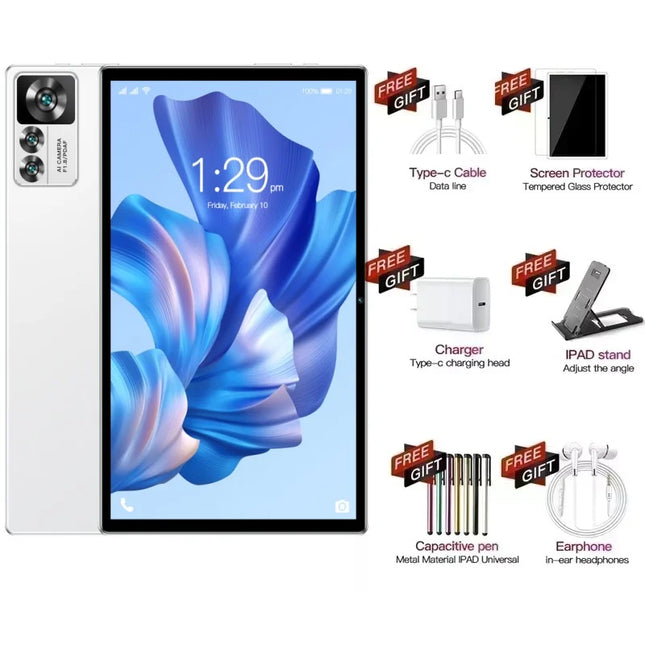 2025 New Origina Pad 12S Pro Tablet 22GB+2T 11inch HD 4K Android14 20000mAh 5G Dual SIM Phone Call WiFi GPS WPS Tablet PC