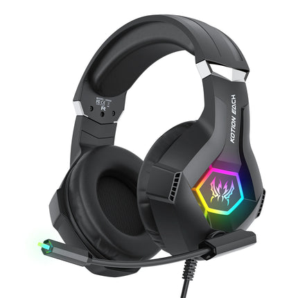 UVQYC Stereo Gaming Headset Wired for PC PS4 PS5 Xbox, Over Ear Headphones