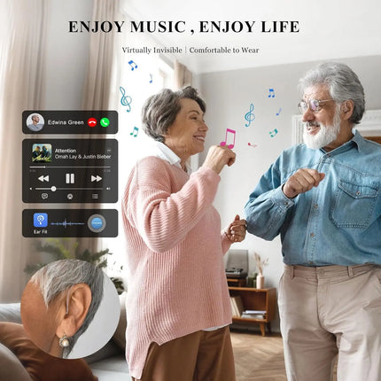 Hearing Aid with Bluetooth 16 CHANNEL Hearing Aids Rechargeable for Deafness High Quality with Noise Cancelling audifonos