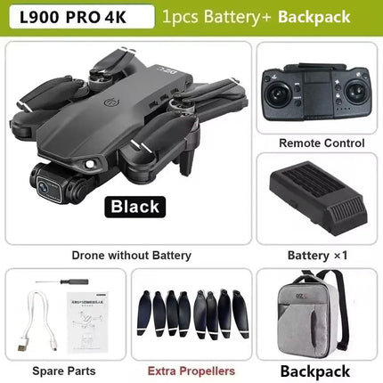 LYZRC L900 PRO GPS Drone 4K Professional HD Dual Camera 5G WIFI Brushless Motor FPV Quadcopter Foldable Aerial Photography Drone