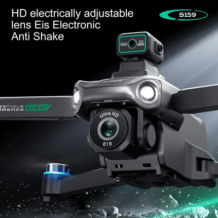 2024 S159 GPS Brushless Drone Screen Controlled Memory Card 8K HD Camera Obstacle Avoidance Aerial Photography Dron Toy Gift 2KM