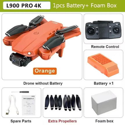 LYZRC L900 PRO GPS Drone 4K Professional HD Dual Camera 5G WIFI Brushless Motor FPV Quadcopter Foldable Aerial Photography Drone