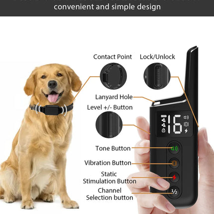 Dog Training Collar with Remote – 1000ft Range