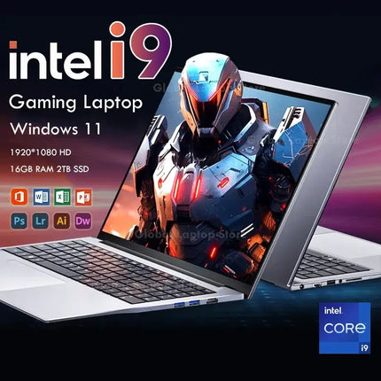 【5-year warranty】2025 New Portable Notebook Windows 11 Pro 14.1 inch Gaming  Computer PC Gamer Intel Core i9 8950HK Laptops i9