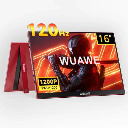 16-Inch 120Hz Portable Gaming Monitor – 1920x1200p Aluminum Display with Stand for Phone, Laptop, Xbox, and Mac
