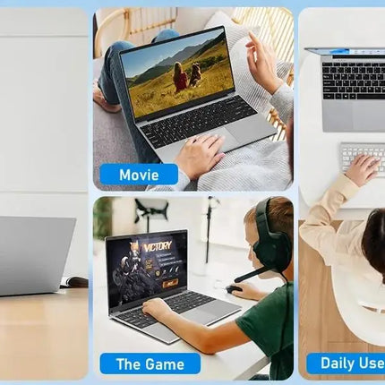 2025 Gaming Laptop Computer Windows 11 Pro 14.1" Intel CORE i9 8950HK 16GB DDR4 1TB 2TB SSD 1920*1080 Office Gaming PC notebook