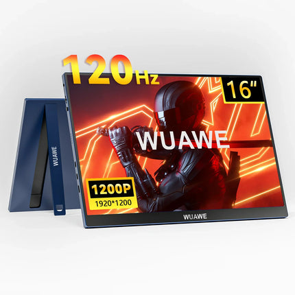 16-Inch 120Hz Portable Gaming Monitor – 1920x1200p Aluminum Display with Stand for Phone, Laptop, Xbox, and Mac