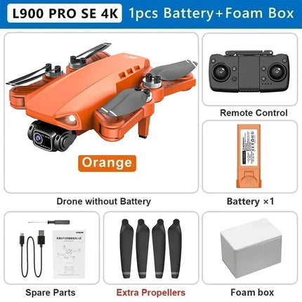 LYZRC L900 PRO GPS Drone 4K Professional HD Dual Camera 5G WIFI Brushless Motor FPV Quadcopter Foldable Aerial Photography Drone