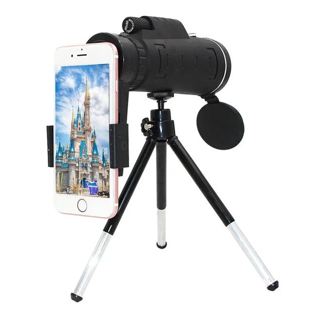 Telescope Telephoto Lens 40X60 Zoom lens with Tripod Monocular Mobile Phone camera Lens for Smartphones lente para celular