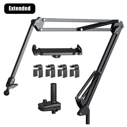 Hands-Free Bed Phone Mount – Adjustable Arm for Perfect Viewing!