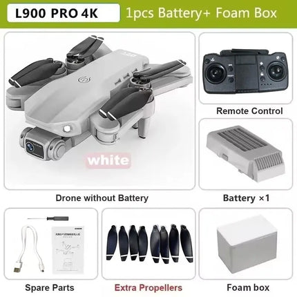 LYZRC L900 PRO GPS Drone 4K Professional HD Dual Camera 5G WIFI Brushless Motor FPV Quadcopter Foldable Aerial Photography Drone
