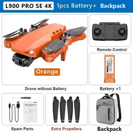 LYZRC L900 PRO GPS Drone 4K Professional HD Dual Camera 5G WIFI Brushless Motor FPV Quadcopter Foldable Aerial Photography Drone