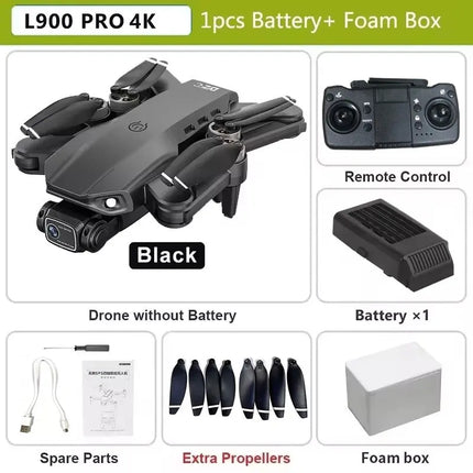 LYZRC L900 PRO GPS Drone 4K Professional HD Dual Camera 5G WIFI Brushless Motor FPV Quadcopter Foldable Aerial Photography Drone