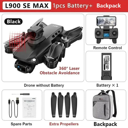 LYZRC L900 PRO GPS Drone 4K Professional HD Dual Camera 5G WIFI Brushless Motor FPV Quadcopter Foldable Aerial Photography Drone