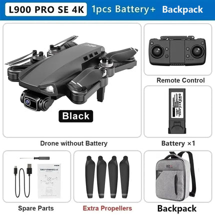 LYZRC L900 PRO GPS Drone 4K Professional HD Dual Camera 5G WIFI Brushless Motor FPV Quadcopter Foldable Aerial Photography Drone