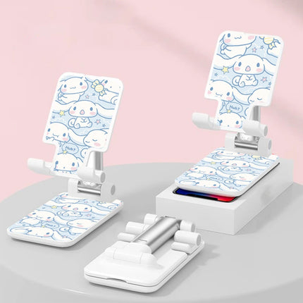 Sanrio Desk Mobile Phone Holder Stand For IPhone IPad Adjustable Desktop Tablet Holder Universal Table Cell Phone Stand